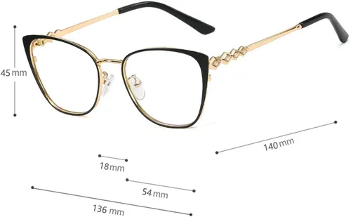 Vista 2 de Melrose /Gafas de lectura bifocales Gafas de lectura fotocromáticas Fuerza Marco de metal para mujer Gafas de lectura de transición