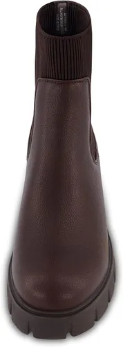 Vista 3 de CUSHIONAIRE Botas Chelsea sin cordones Sparks para mujer + espuma viscoelástica, anchos disponibles