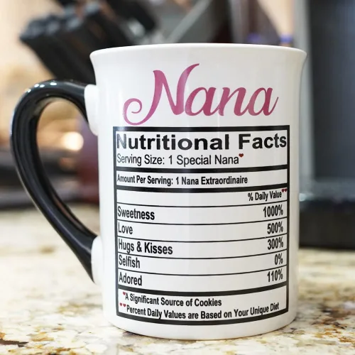 Vista 6 de Cottage Creek Nana - Taza de café de cerámica de 16 onzas, en caja