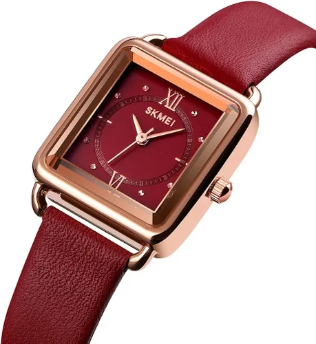 Vista 2 de SKMEI Reloj para mujer reloj de cuarzo analógico resistente al agua