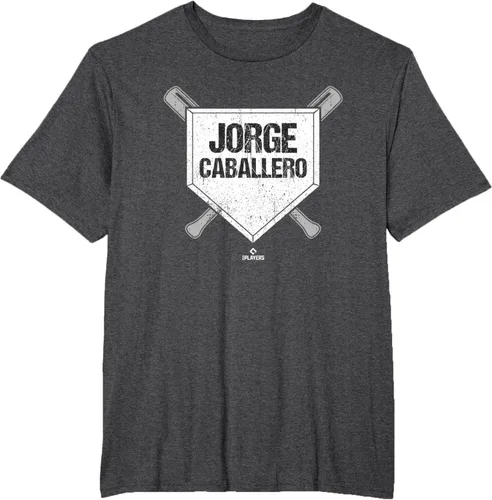 Vista 17 de Homeplate Gameday Jorge Caballero Prospect Baseball Fan Gear Camiseta, Negro