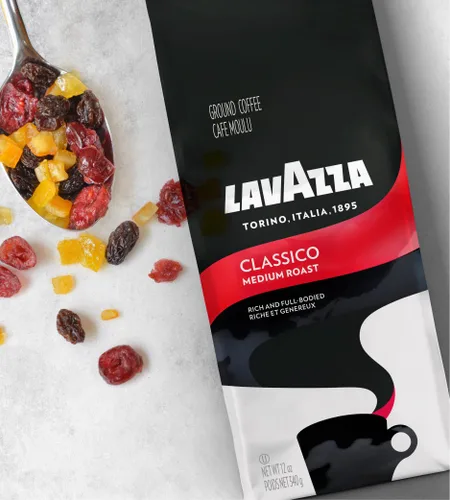 Vista 4 de Lavazza Intenso and Classico Mezcla de café molido, bolsas de 12 onzas (paquete de 2)