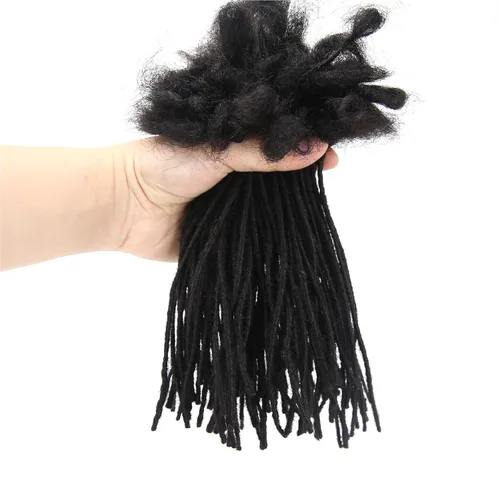 Vista 10 de Minilocs - Extensiones de rastas de 0.1 in, 100 hebras, extensiones de cabello humano rubio miel, marrón, trenzas de ganchillo