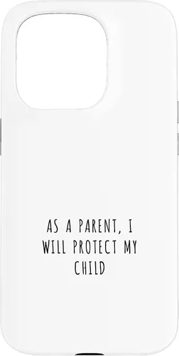Vista 14 de As a parent, I will protect my child Case for iPhone 16