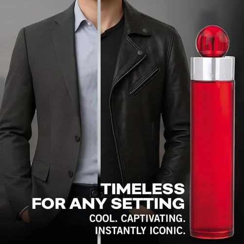 Vista 7 de Perry Ellis Eau de Toilette 360 Red para hombres con atomizador, 1.7 onzas