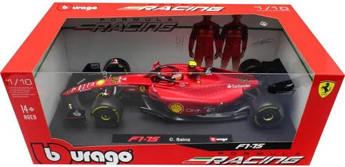 Vista 3 de Bburago 1:18 SFR Ferrari Temporada 2022 Coche