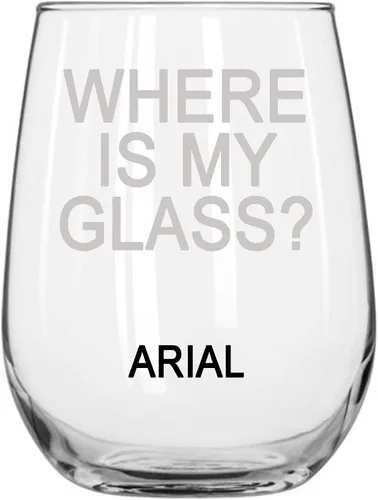 Vista 3 de Copa de vino personalizada
