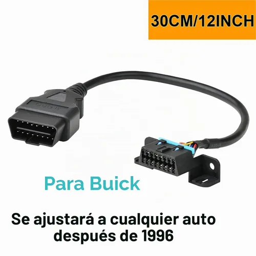 Vista 2 de iKKEGOL Conjunto de Cable Completo de 16 Pines OBD2 Macho a Hembra con Soporte de Montaje Bajo el Tablero y Conector de Extensión de Arnés