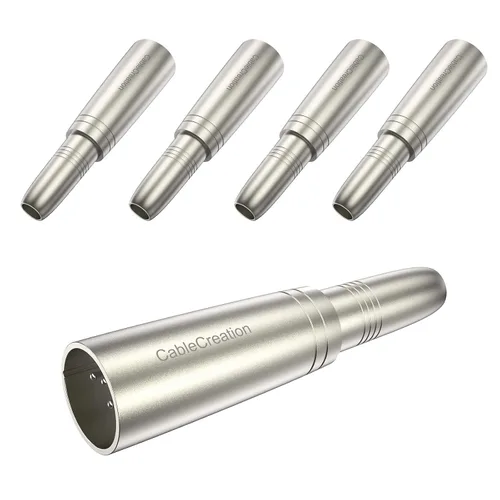 Vista 10 de XLR 3 Pin hembra a 1/4" 0.250 in hembra adaptador de enchufe 1/4 pulgadas TRS a XLR Para micrófono, mezclador, altavoz, amplificador, estudio
