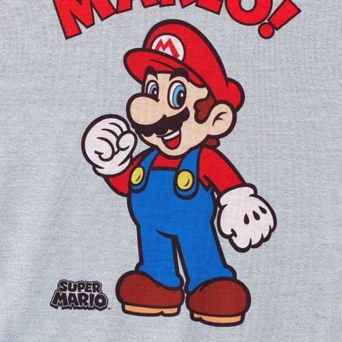 Vista 7 de Pijamas Super Mario para niños Juego de 4 piezas de ropa de dormir para niños, camisas de dormir y pantalones de pijama para niños grandes