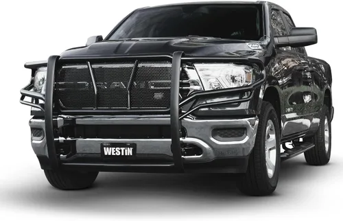 Vista 2 de Westin 57-3975 HDX Protector de parrilla de 1 pieza para Ram 1500 2019-2024 (Exc 1500 Classic) (Exc Rebel, Warlock & TRX)