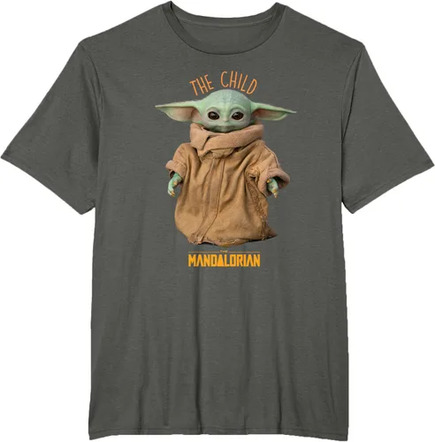 Vista 5 de Star Wars The Mandalorian Grogu The Child Photo Pose - Camiseta linda Negro