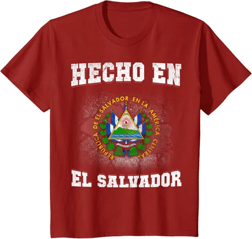 Vista 22 de Camisa de la bandera de El Salvador hecha en El Salvador