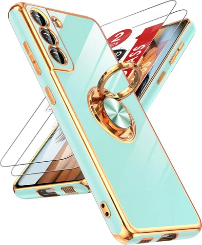 Vista 96 de LeYi Funda para iPhone XR: con Protector de Pantalla de Vidrio Templado [Paquete de 2] Soporte de Anillo Giratorio de 360°, Soporte Magnético