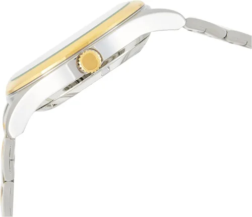 Vista 4 de Seiko 5 Reloj automático para hombre SNKP22J1 con esfera blanca