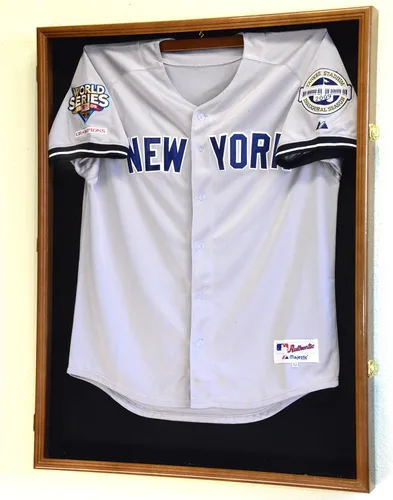 Vista 11 de XL Jersey Vitrina 98% Protección UV - Fútbol/Hockey/Béisbol/Baloncesto/Fútbol Shadowbox Montaje en Pared