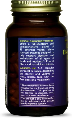 Vista 3 de HEALTHFORCE SUPERFOODS Enzimas para mejorar la digestión - 120 VeganCaps