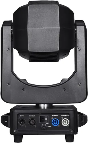 Vista 2 de JUNMAN 295W 14R Beam Cabeza Móvil DJ Disco Etapa Luces con Anillo Led Luces de efecto arcoíris de doble prisma DMX512 18CH