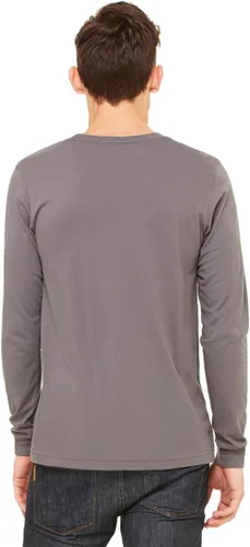 Vista 2 de Canvas Men's - Camiseta de manga larga 100% algodón de 4.2 onzas, modelo Filmore 3501para hombre