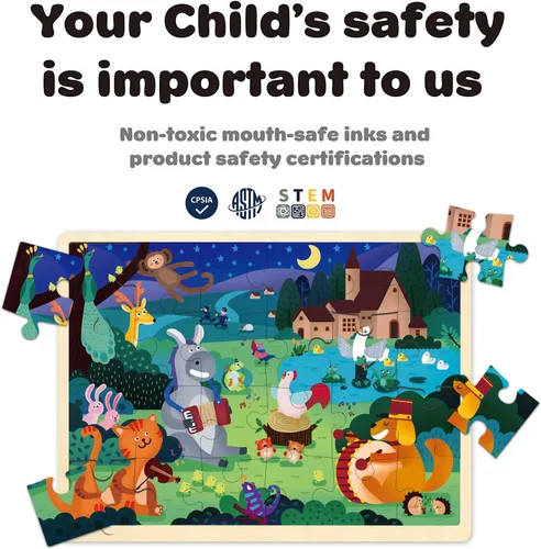 Vista 3 de Rompecabezas de 24 piezas para niños de 3 a 5 años de edad