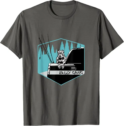 Vista 80 de Camiseta American Bully Gang, Negro