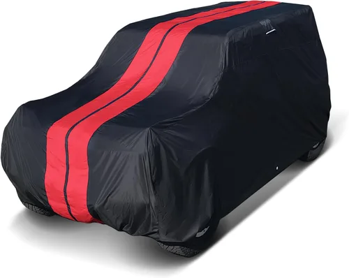 Vista 33 de iCarCover Funda de automóvil personalizada para Mazda 1200 (1970), impermeable, para todo tipo de clima, lluvia, nieve, UV, protector solar