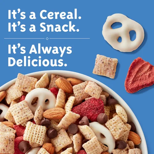 Vista 7 de Cereal de Arándanos Chex, Cereal para el desayuno sin gluten, hecho con grano integral, 12 onzas 0.35 onzas de grano entero por porción, buena