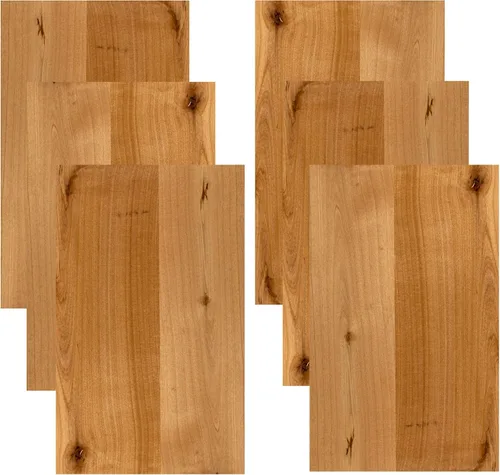 Vista 10 de Caoba 0.236 pulgadas 1/4ª pulgada, 12 x 19 pulgadas, acabado premium de dos caras con núcleo de MDF, listo para Glowforge Nuez, cereza, arce