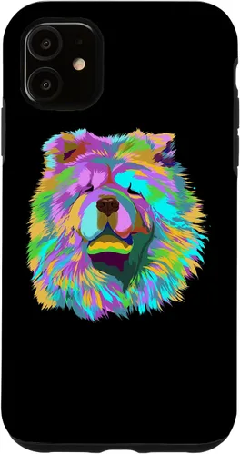 Vista 8 de Colourful Dog Chow Chow Case for iPhone 17