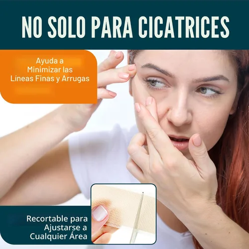 Vista 6 de Nuvadermis Paquete de cuidado de cicatrices - Gel avanzado para cicatrices y cinta de silicona para cicatrices