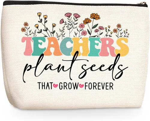 Vista 7 de Bolsa de maquillaje para enfermera, doctora, profesora, regalo de agradecimiento, bolsa de maquillaje para mujeres, compañeras de trabajo, regalos