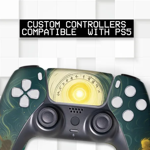 Vista 51 de Battman Custom PS-5 Controller Wireless compatible with Play-Station 5 Console by BCB Controllers Proudly Customized in USA with Permanent