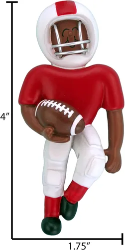 Vista 3 de Adornos de fútbol 3D para árbol de Navidad, adornos de Navidad personalizados para niños, adorno de fútbol 2025, adorno deportivo para adolescentes