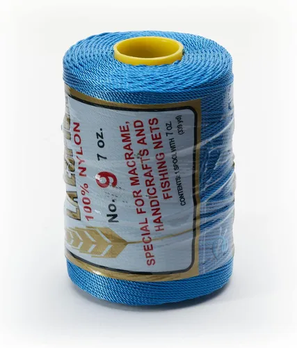 Vista 64 de N° 9 - 100% Cordón de Hilo de Nylon Omega para Tejer y Crochet - 01 Blanco