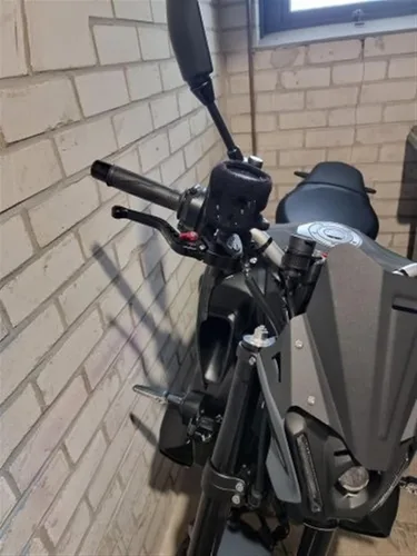Vista 5 de Palancas de embrague de freno corto ajustables para motocicleta para Yamaha R3 YZF-R3 MT03 MT-03 2015 2016 2018 2019 2020 2021 2022 2023