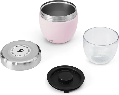 Vista 3 de S'well S’Well Pink Topaz Eats 2-in-1 Food Bowl Flask, Stainless Steel