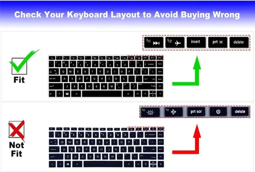 Vista 2 de Funda de teclado audaz para portátil HP 14" 14-dq 14-cf/fq 14t-dq300/dq200 14-dq0052dx 14-dq5043cl 14-dq2078wm 14-dq0055dx 14-dq0002dx 14-dq1040wm