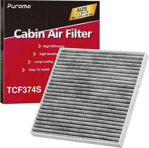 Vista 15 de Puroma Filtro de aire de cabina Carbón activado para CP930 CF10930 CAF1869P