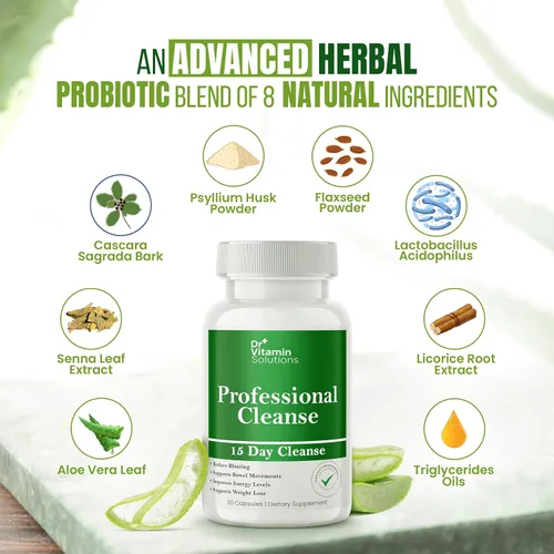 Vista 5 de DR VITAMIN SOLUTIONS Limpieza de 15 días y GLP-1 Probiotic Support Gut Reset Duo