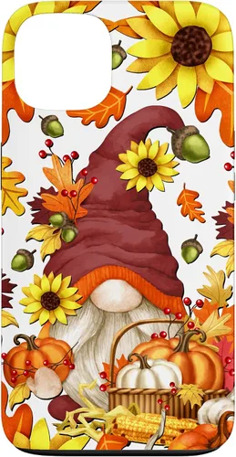 Vista 7 de Hello Fall Sunflower Gnome Pattern for Women Cute Autumn Case for iPhone 17