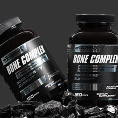 Vista 5 de PrimeGENIX Bone Complex - Suplemento de densidad ósea premium para hombres mayores de 40 años con calcio MCHA, vitamina K de doble forma MK-4 MK-7