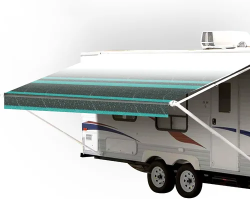 Vista 10 de SunWave Repuesto de tela para toldo de autocaravana, toldo de vinilo de alta calidad, toldo (9 pies, Ocean Blue Fade)