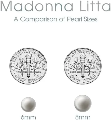 Vista 6 de Collar de perlas hecho a mano para hombre, aspecto de perla real, collar de perlas para hombre, collar de perlas blancas para hombre, collar