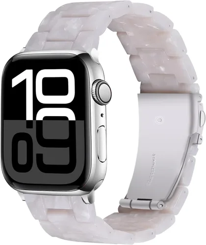 Vista 19 de Miimall Women Resin Bands for Apple Watch Series 10 9 8 7 6 5 4 3 2 1 Ultra SE Colorful Dressy Cute Classy Lightweight Comfort 38mm 40mm 41mm 42mm
