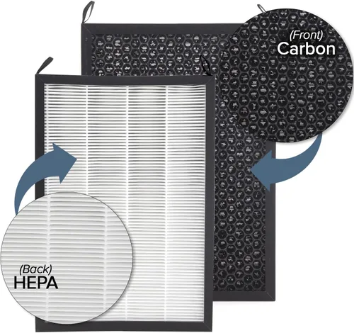 Vista 2 de Nuwave OxyPure - Paquete de 1 filtro de repuesto original HEPA/carbono, elimina irritantes, contaminantes y olores, producido y vendido por
