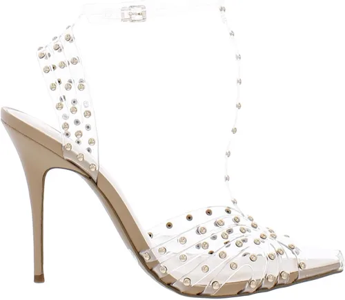 Vista 2 de Jessica Simpson Zapatos de tacón con tiras de diamantes de imitación Wisata2 para mujer