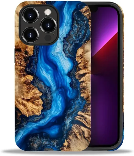 Vista 57 de DAIZAG Funda compatible con iPhone 11, hermoso color arena, patrón completo, carcasa rígida híbrida de plástico TPU + funda de protección