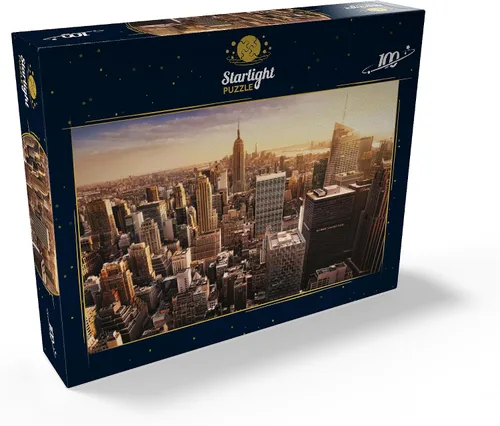 Vista 2 de MyPuzzle Skyline - Nueva York - Rompecabezas prémium de 100 piezas para adultos