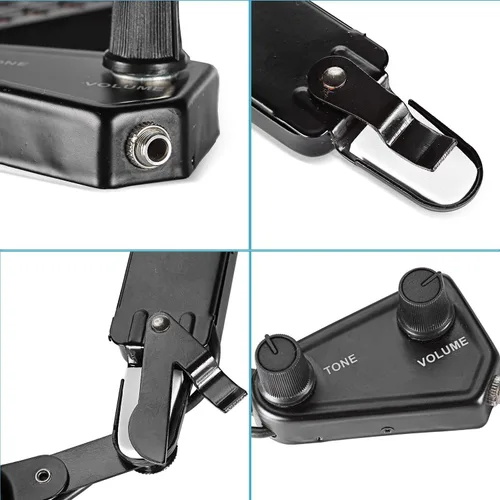 Vista 6 de TraderPlus 12 SoundHole - Transductor electroacústico de pastilla para guitarra, Preamplificador magnético para guitarra acústica con control