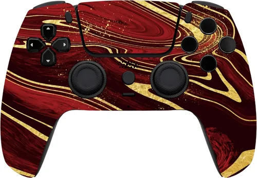 Vista 21 de ProControllers LLC Custom Wireless Controller for PS5 - Hand Airbrushed & Multiple Designs Available (Alligator)